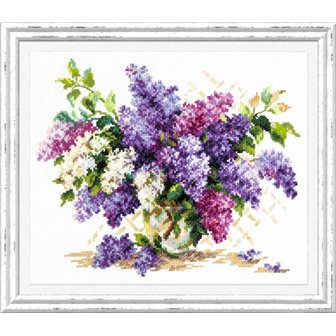 Kit de broderie Lilas