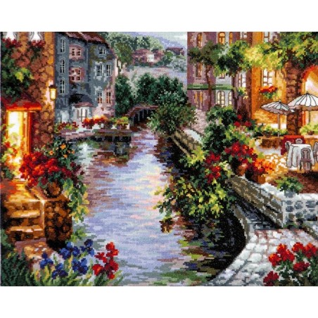 Kit de broderie Soirée à Venise