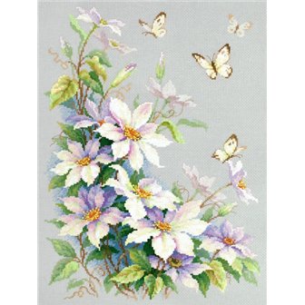 Borduurpakket Clematis