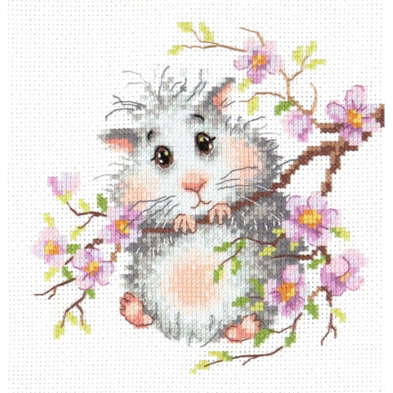 Kit de broderie Monsieur Hamster Kit de broderie Monsieur Hamster