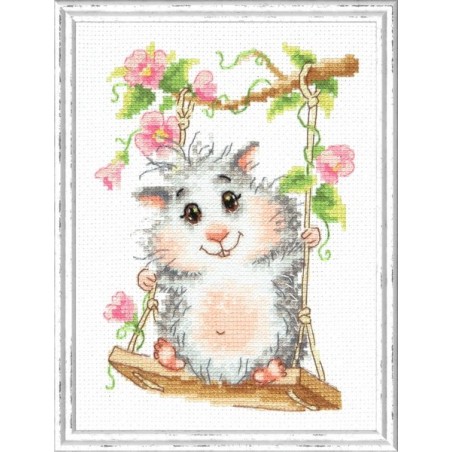 Kit de broderie Sur la balançoire