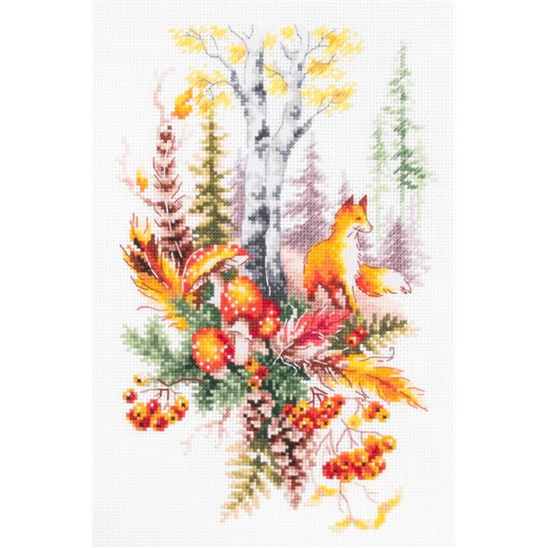 Kit de broderie Esprit de la forêt d'automne Kit de broderie Esprit de la forêt d'automne