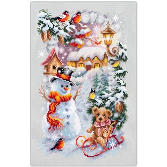 Kit de broderie Vacances d'hiver