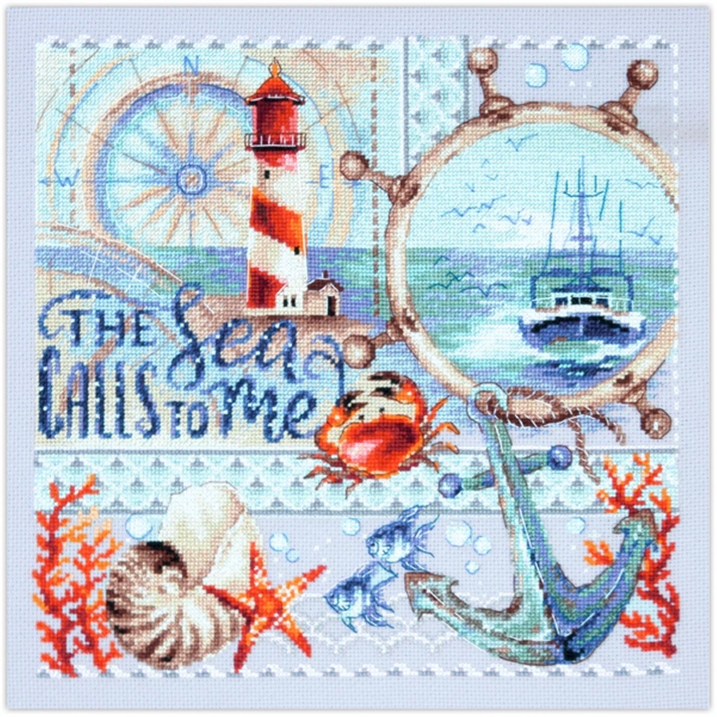 Embroidery kit The Sea Calls to Me…