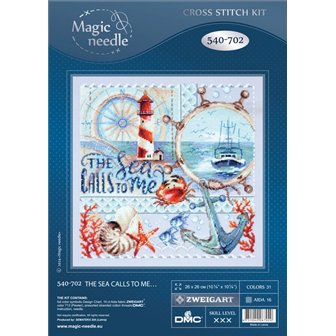 Kit de broderie La mer m'appelle…