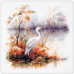 Borduurpakket Witte reiger