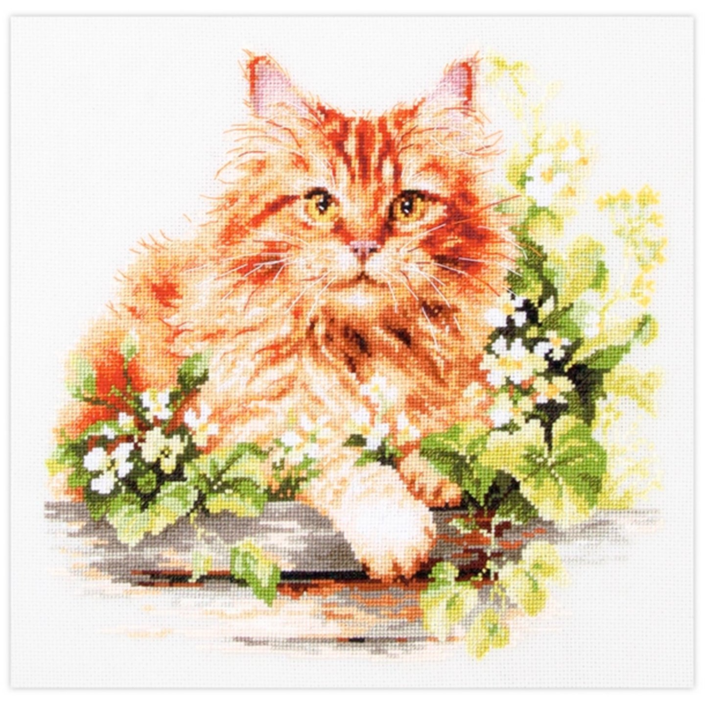 Embroidery kit The Ginger Cat