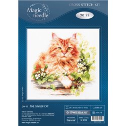 Kit de broderie Le chat roux Kit de broderie Le chat roux