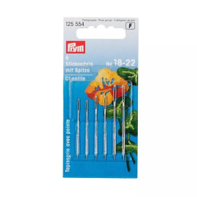 Chenille needles with sharp point 18-22