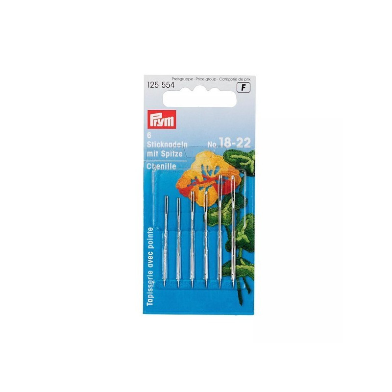Sticknadeln mit Spitze 18-22
