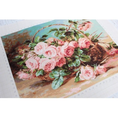 Stickset Korb der Rosen