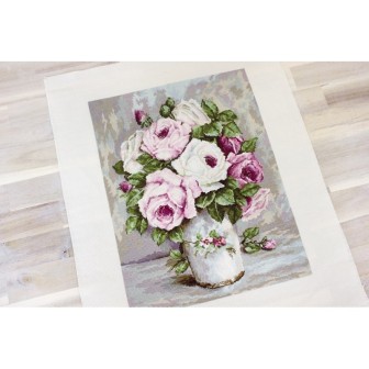 Luca-S Kit de broderie Roses mélangées 2
