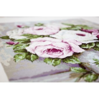 Luca-S Kit de broderie Roses mélangées 2
