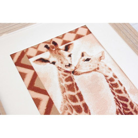 Embroidery kit Giraffes