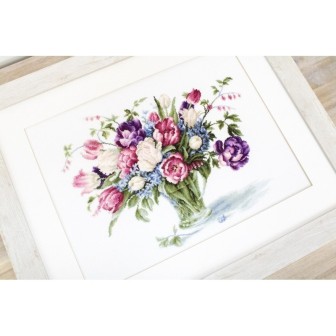 Luca-S Kit de broderie tulipes