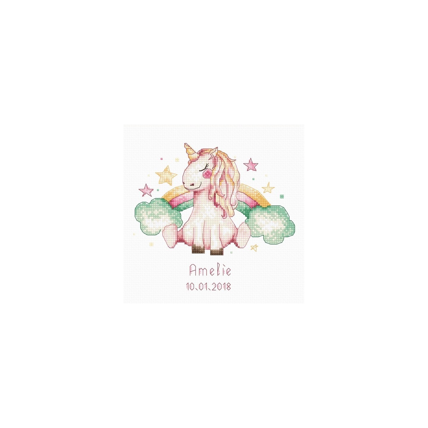 Luca-S Embroidery kit Unicorn 2