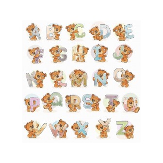 Luca-S Kit de broderie Alphabet