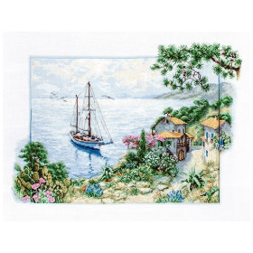 Luca-S Kit de broderie Paysage marin