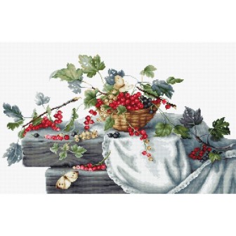Luca-S Embroidery kit Red Currants