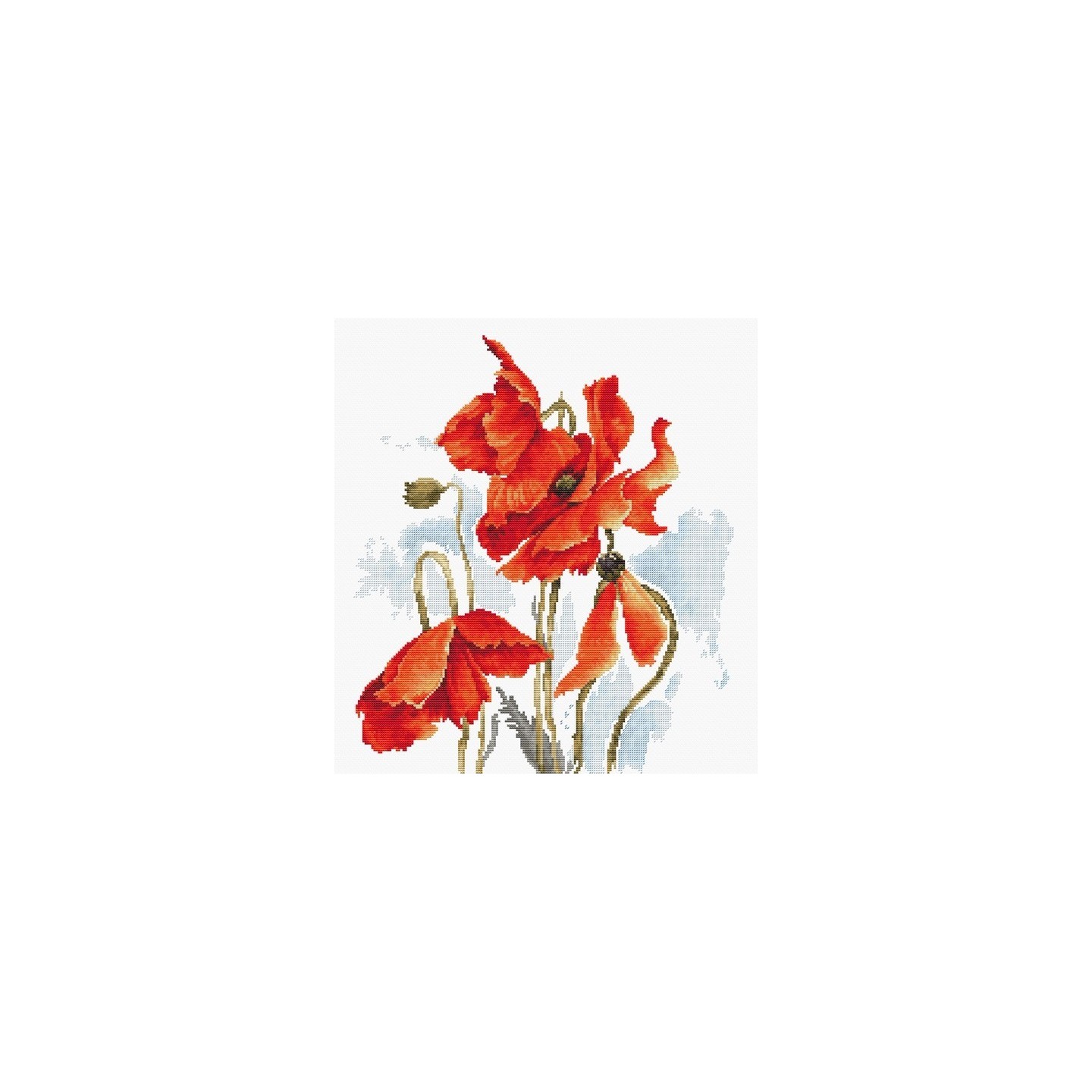Luca-S Stickset Poppies 6