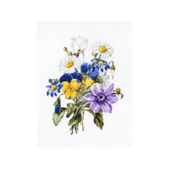Luca-S Stickset Blumenstrauß 1