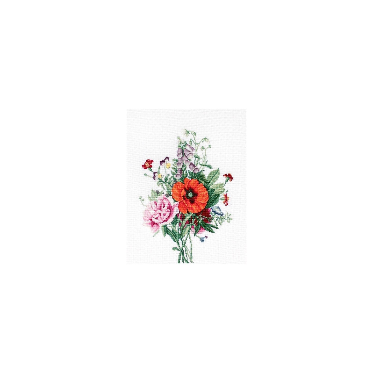 Luca-S Embroidery kit Bouquet of flowers 2