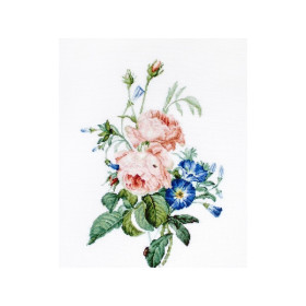 Luca-S Stickset Blumenstrauß mit Rosen