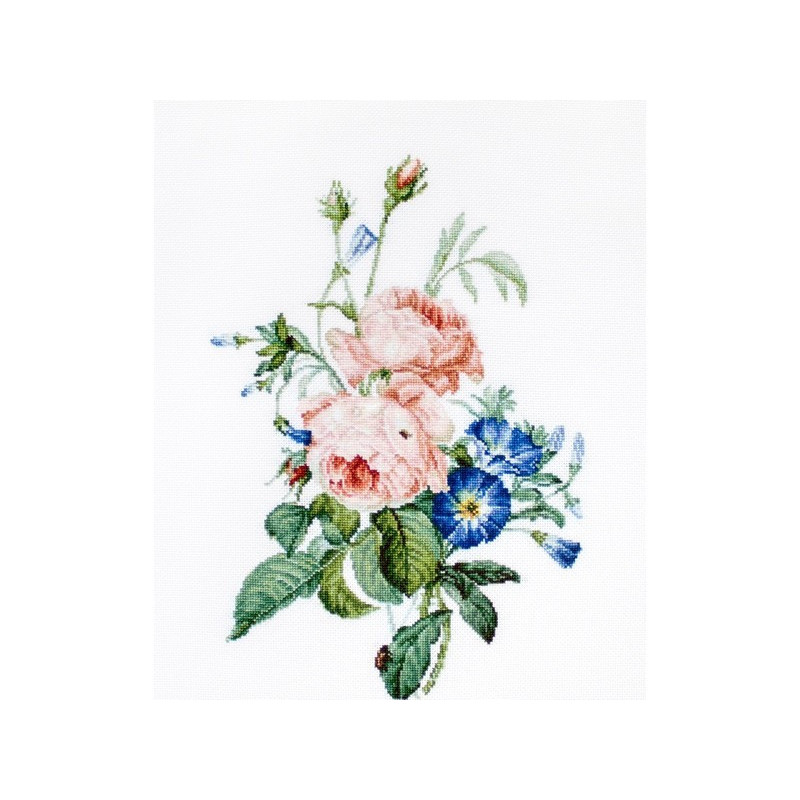 Borduurpakket Boeket met Rozen