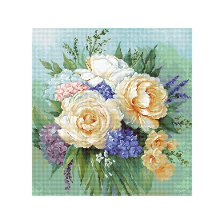 Luca-S Borduurpakket Bloemen boeket 1