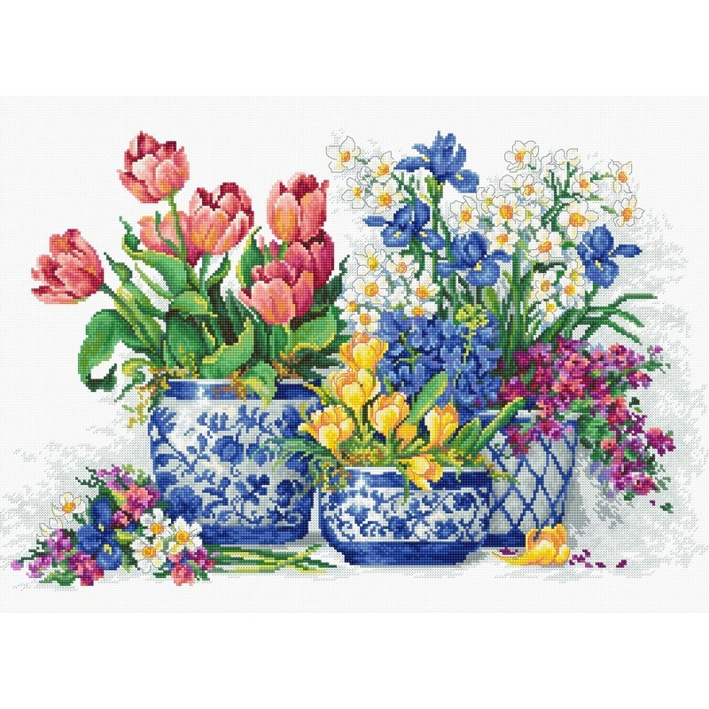 Stickset Frühlingsblumen 3 Stickset Frühlingsblumen 3