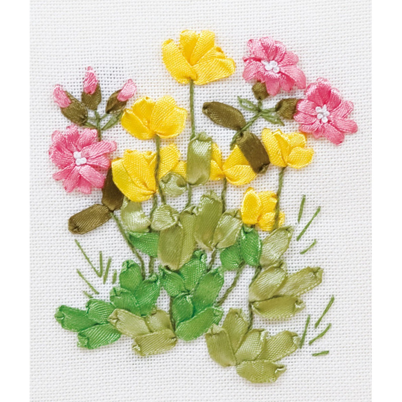 Kit à broder Renoncules et lungwort