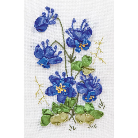Panna Stickset Aquilegia