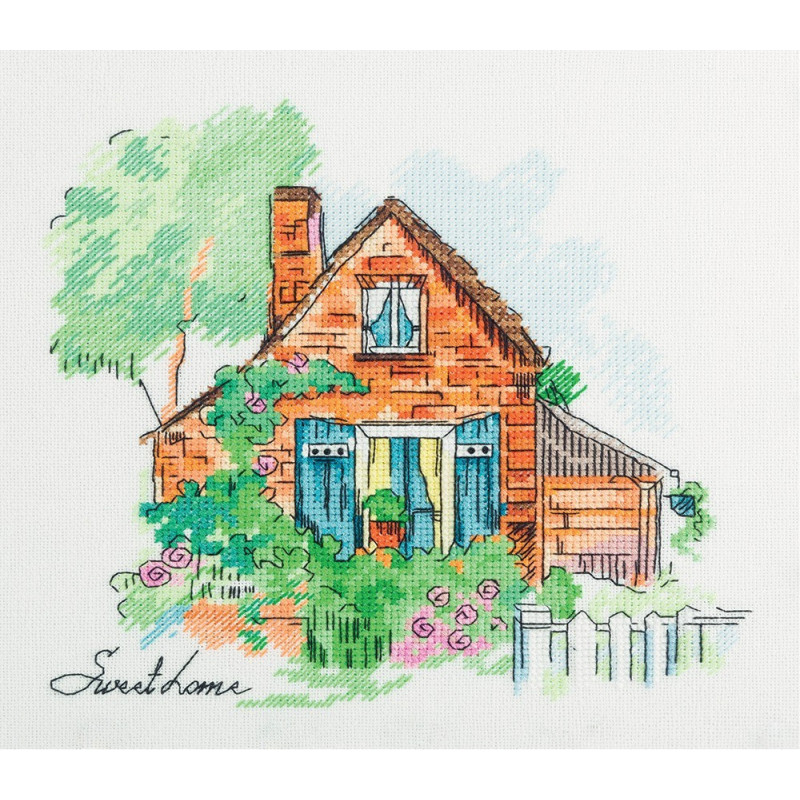 Stickset Gemütliches Haus