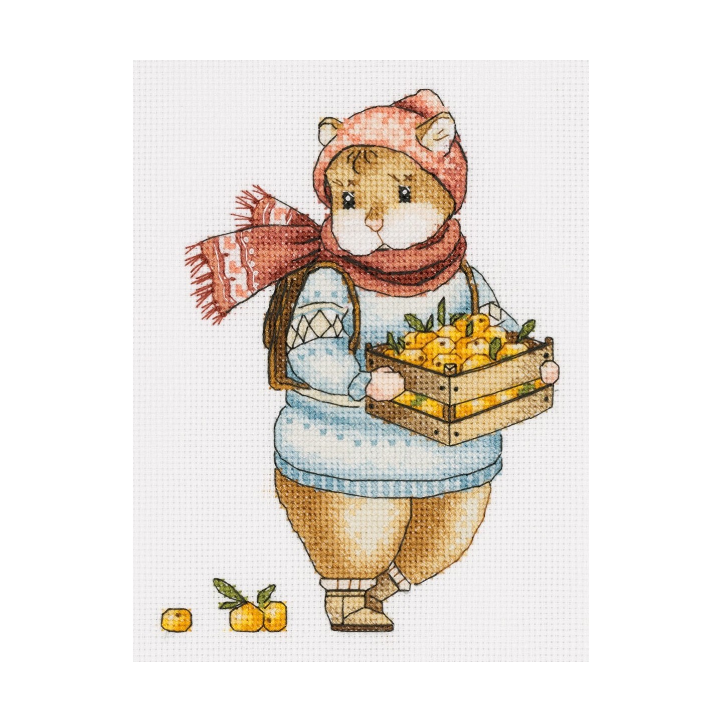 Panna Kit de broderie Hamster aux mandarines