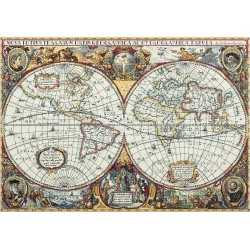 Panna Borduurpakket Geografische kaart van de wereld