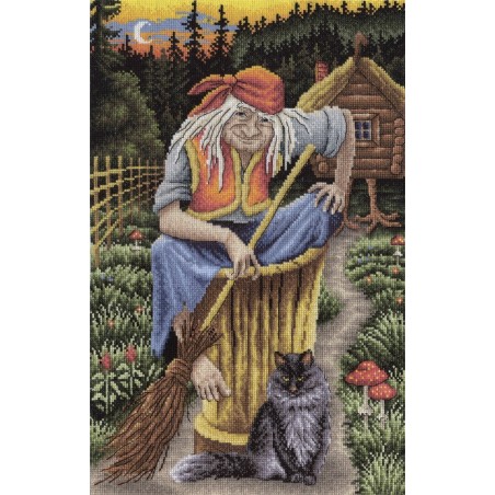 Panna Embroidery kit Baba Yaga
