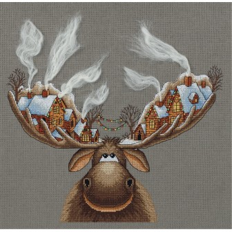 Panna Panna Borduurpakket Kerstmis Eland