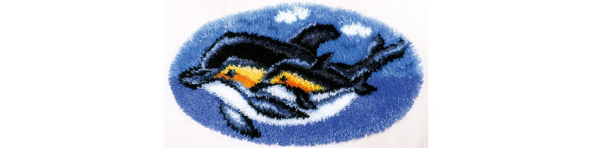 Shaped rug kits